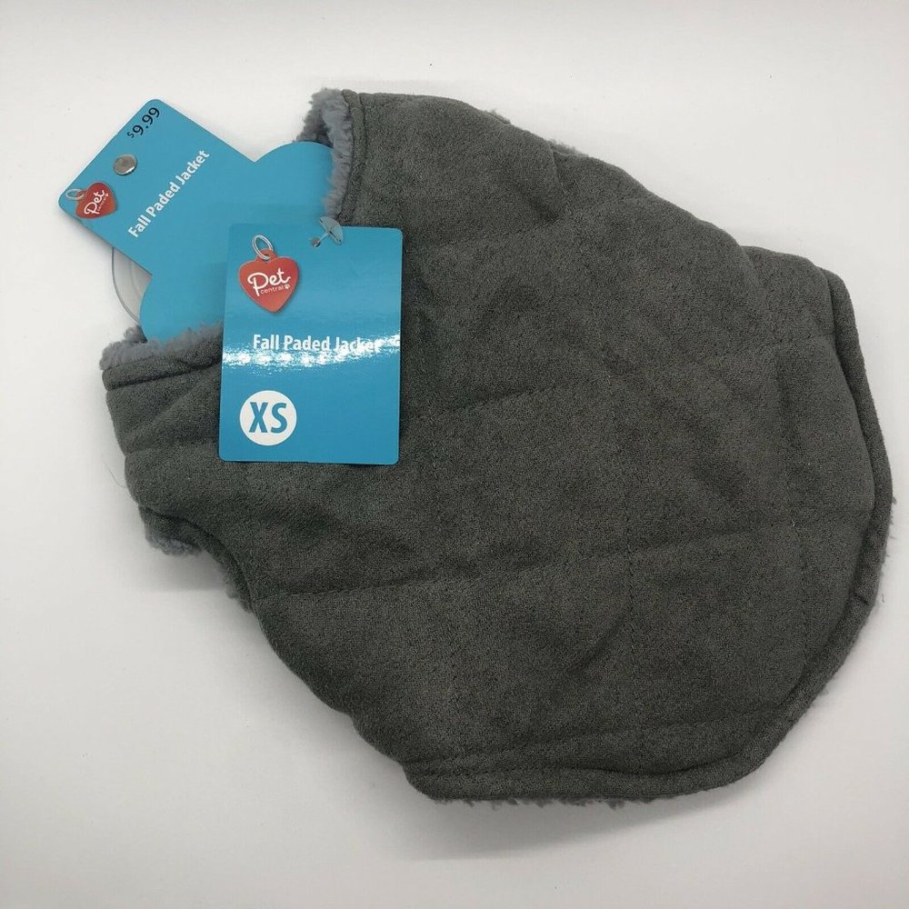 Pet Central Gray Padded Jacket Size XS